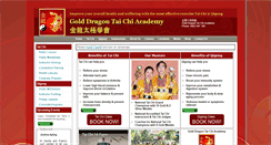 Desktop Screenshot of golddragontaichi.com